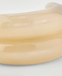 Ann Taylor Acetate Hair Cuff Pearl Shadow Women's