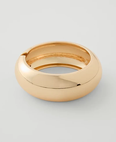 Ann Taylor Metal Cuff Bracelet Goldtone Women's