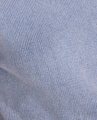 Ann Taylor Haven Well Within Garment-Dyed Organic Cotton Roll Neck Sweater Indigo Wave Wash Women's