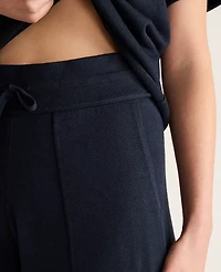 Ann Taylor Haven Well Within Cotton Knit Wide Leg Pants Indigo Women's