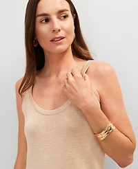 Ann Taylor Scoop Neck Sweater Tank Top Sands Edge Women's