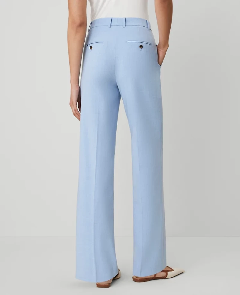 Ann Taylor The Petite Straight Trouser Pant Brisk Blue Women's