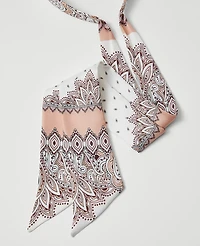 Ann Taylor Paisley Tie Headband Winter White Women's