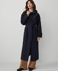 Ann Taylor Petite Weekend Collection Hooded Jacket Night Sky Women's