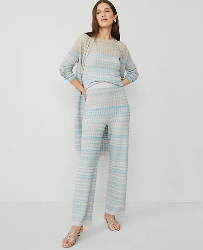 Ann Taylor The Pull-On Wide-Leg Sweater Pant Women's