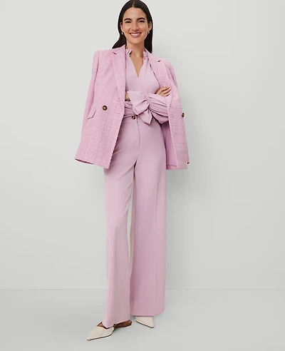 Ann Taylor The Tall Perfect Wide Leg Pant Size 6 Clean Lilac Women's