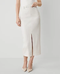 Ann Taylor The Petite Trouser Column Midi Skirt Women's