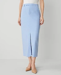 Ann Taylor The Petite Trouser Column Midi Skirt Women's