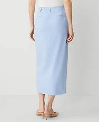 Ann Taylor The Petite Trouser Column Midi Skirt Women's