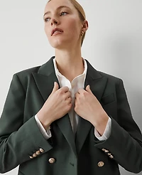 Ann Taylor Petite Modern Blazer Size 4 Dried Cilantro Women's