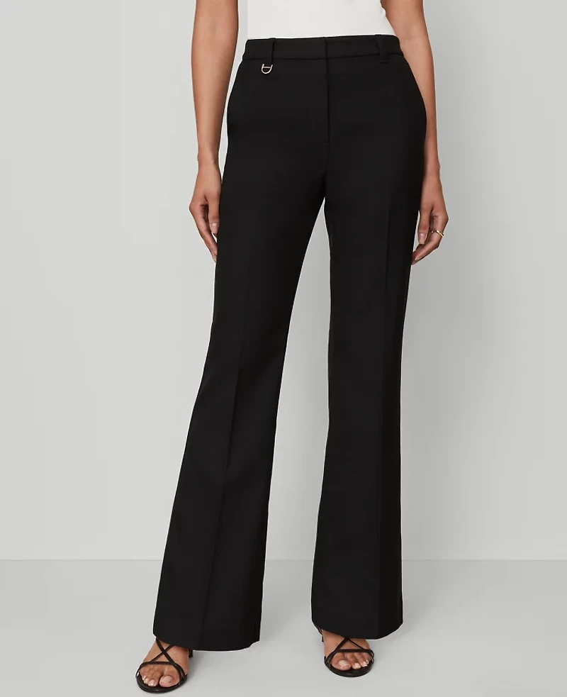 Ann Taylor The Slim Flare Trouser Pant Bi-Stretch Women's
