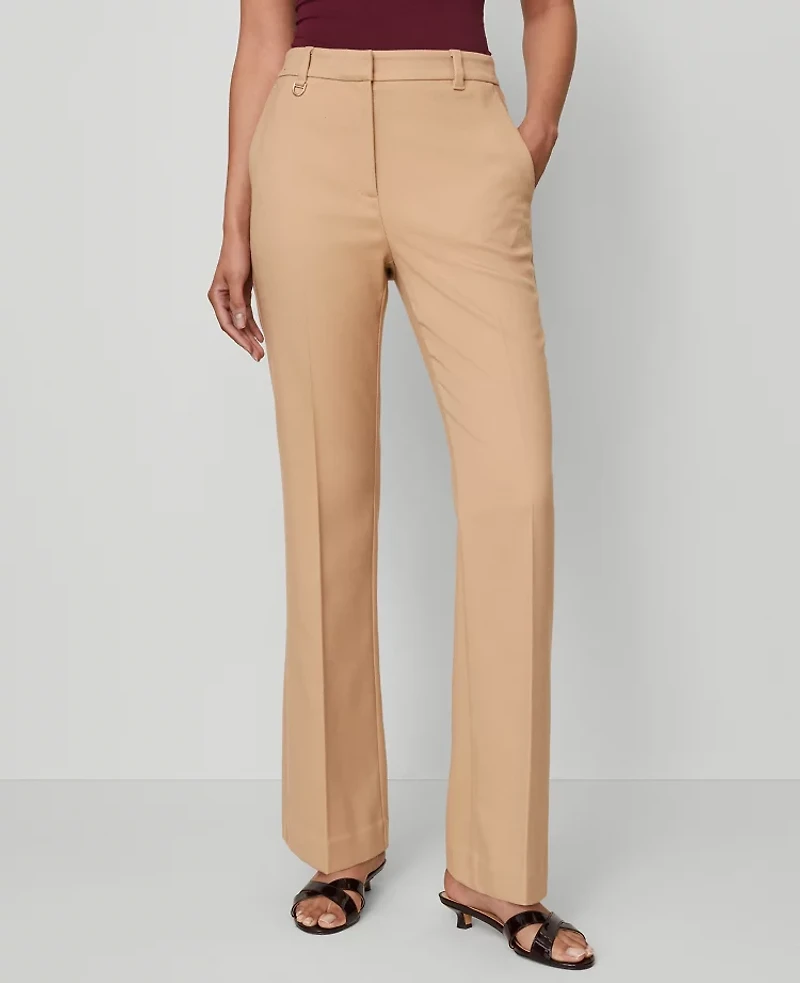 Ann Taylor The Slim Flare Trouser Pant Bi-Stretch Women's
