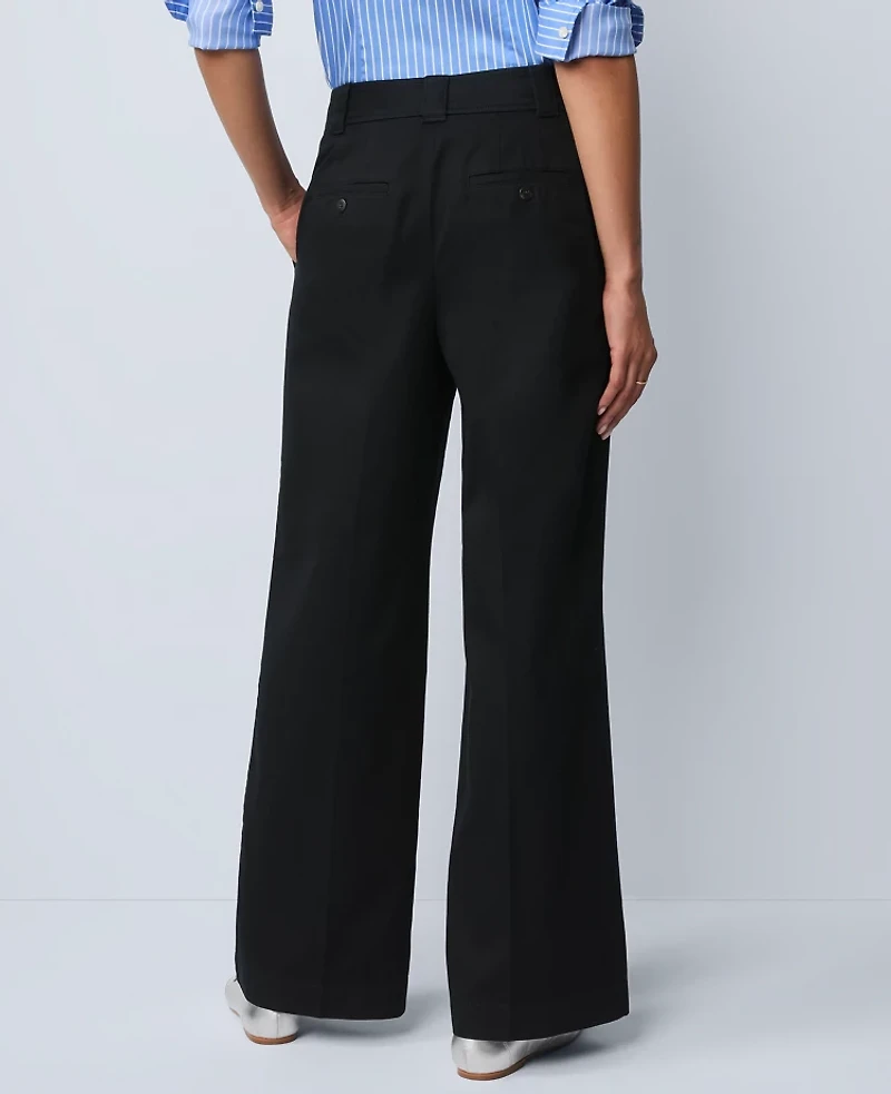 Ann Taylor The Belted Wide-Leg Pant Women's