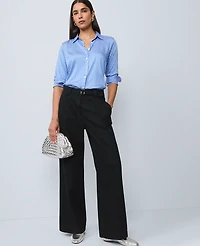 Ann Taylor The Belted Wide-Leg Pant Women's