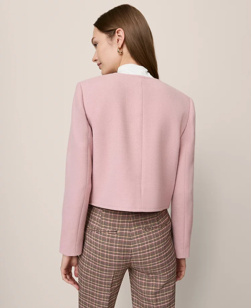 Ann Taylor Crew Neck Jacket Women's