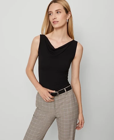Ann Taylor Draped Cowl Neck Top Women's