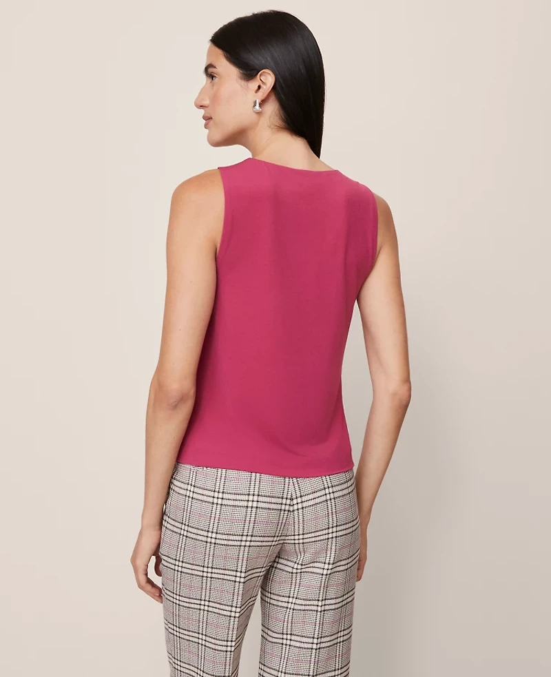 Ann Taylor Draped Sleeveless Top Women's