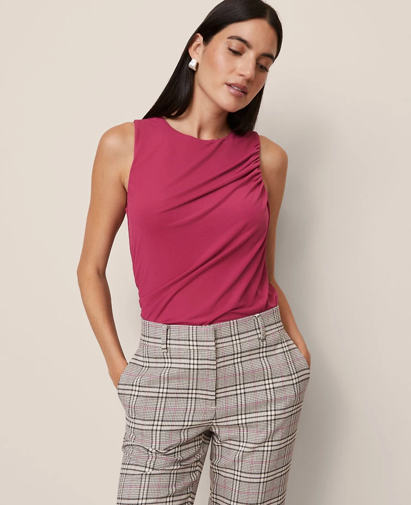 Ann Taylor Draped Sleeveless Top Women's