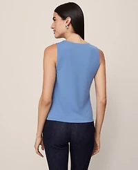 Ann Taylor Draped Sleeveless Top Women's