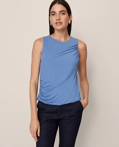 Ann Taylor Draped Sleeveless Top Women's