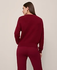 Ann Taylor Whipstitch Sweater Women's
