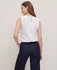 Ann Taylor Weekend Collection Bubble Hem Top Women's