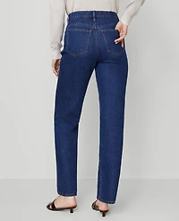 Ann Taylor The Perfect Straight Jean Vintage Dark Wash Women's