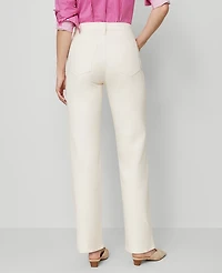 Ann Taylor The Perfect Straight Jean Ivory Women's