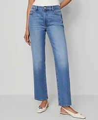 Ann Taylor The Perfect Straight Jean Authentic Vintage Mid Women's