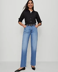 Ann Taylor The Perfect Straight Jean Authentic Vintage Mid Women's