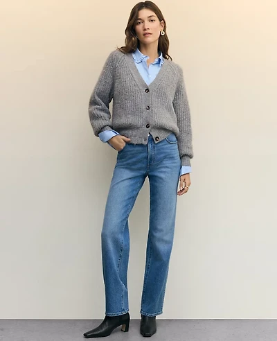 Ann Taylor The Perfect Straight Jean Authentic Vintage Mid Women's