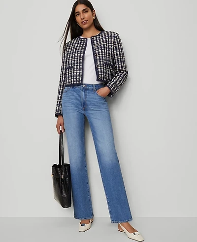 Ann Taylor The Perfect Straight Jean Authentic Vintage Mid Women's
