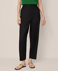 Ann Taylor Seamed Barrel Pant Size 10 Black Women's