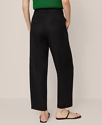 Ann Taylor Seamed Barrel Pant Size 10 Black Women's