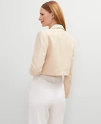 Ann Taylor Blazer Jacket Pique Sands Edge Women's