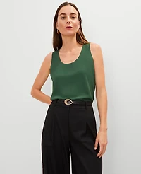 Ann Taylor Mixed Media Tank Top Women's