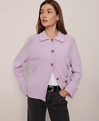 Ann Taylor Weekend Collection Collared Cardigan Women's