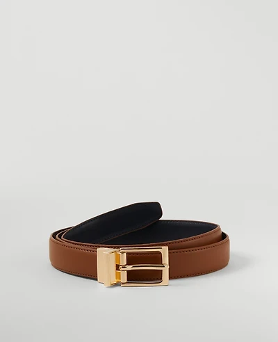 Ann Taylor Reversible Belt Size XL Night Sky Women's