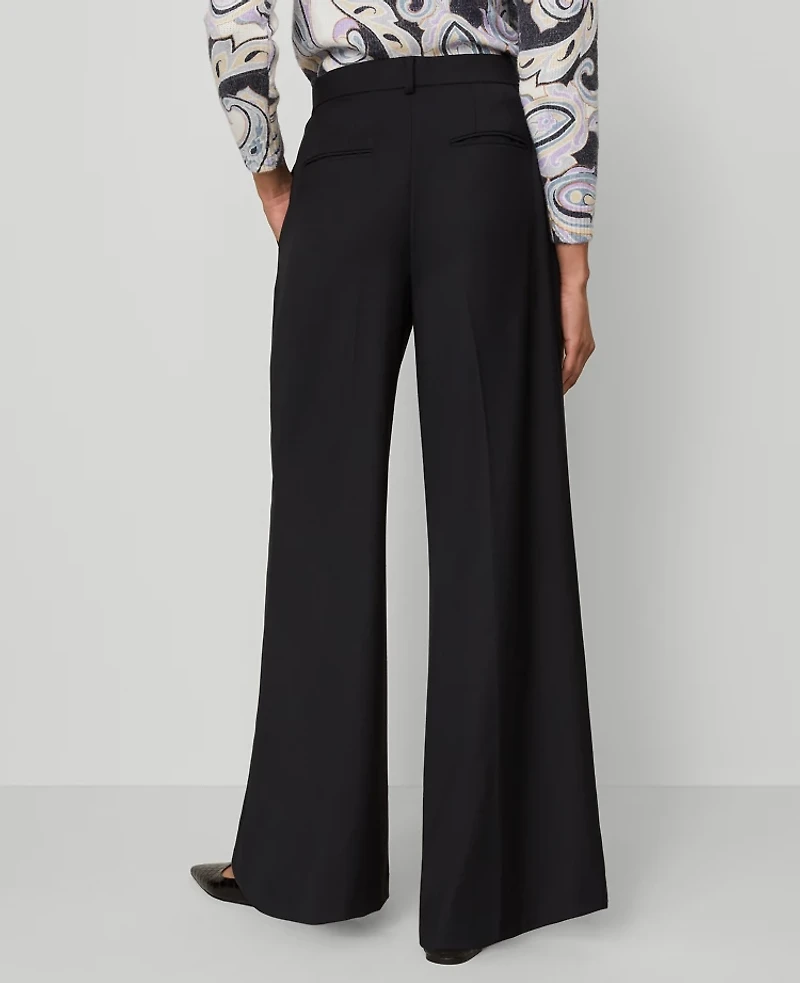 Ann Taylor The Petite Modern Wide-Leg Trouser Pant Women's