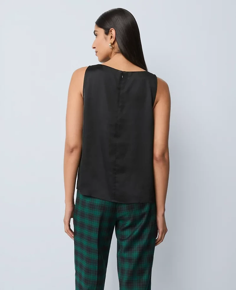 Ann Taylor Satin Tank Top Women's