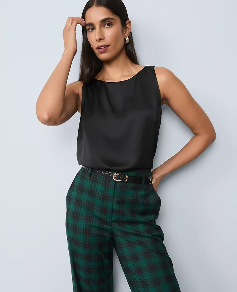 Ann Taylor Satin Tank Top Women's