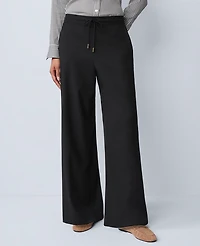 Ann Taylor Petite Wide-Leg Jogger Pant Women's