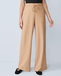 Ann Taylor Petite Wide-Leg Jogger Pant Women's