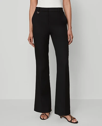 Ann Taylor The Slim Flare Trouser Pant Bi-Stretch - Curvy Fit Women's