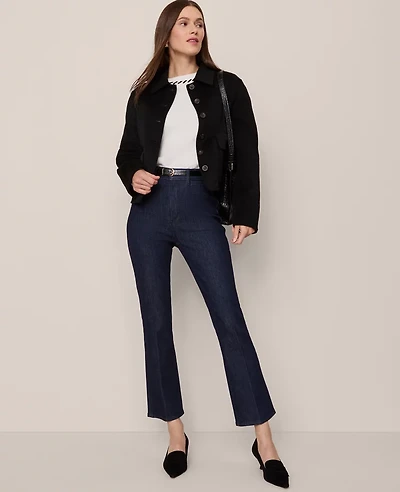 Ann Taylor The Seamed Boot Jean Classic Rinse Wash Women's