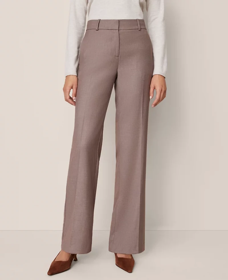 Ann Taylor The Petite Jayne Trouser Pant Cardamom Heather Women's