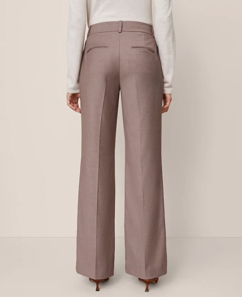Ann Taylor The Petite Jayne Trouser Pant Cardamom Heather Women's