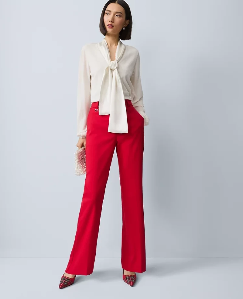 Ann Taylor The Petite Slim Flare Trouser Bi-Stretch Women's