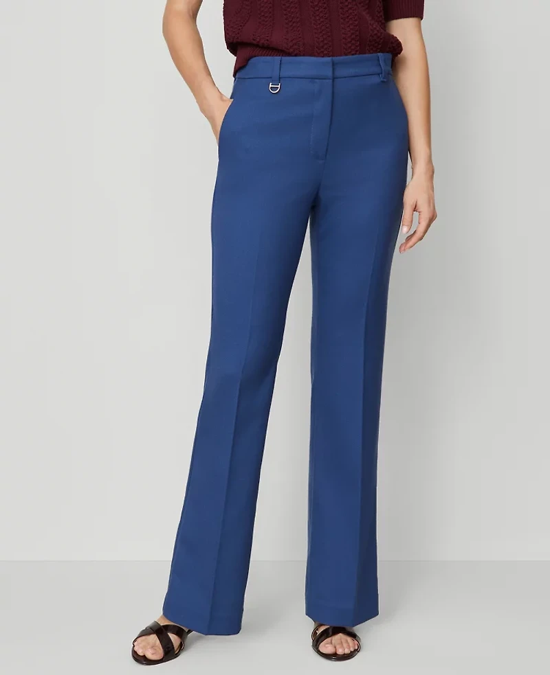 Ann Taylor The Petite Slim Flare Trouser Pant Bi-Stretch Women's