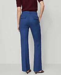 Ann Taylor The Petite Slim Flare Trouser Pant Bi-Stretch Women's